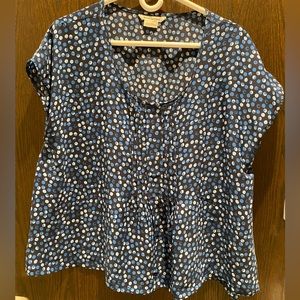 Penningtons flowy cap sleeve top 2X